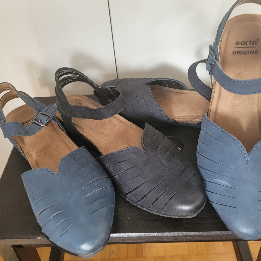 Earth Blue Women's Sandals - Picture 2 of 10